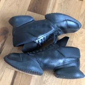 Rick Owens all black sneakers